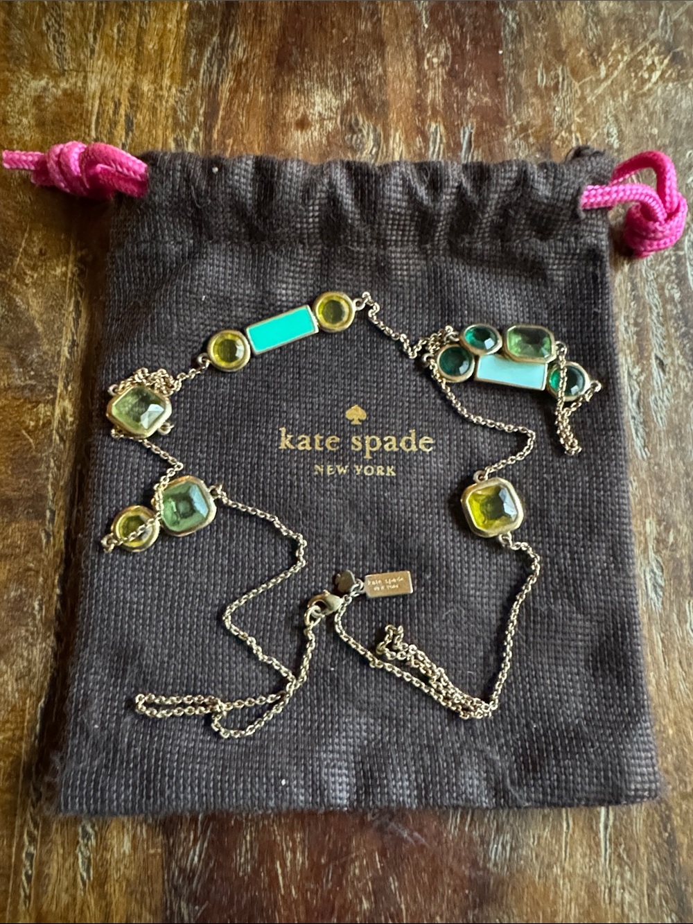 Kate Spade New York "Cause A Stir" Long Station Necklace